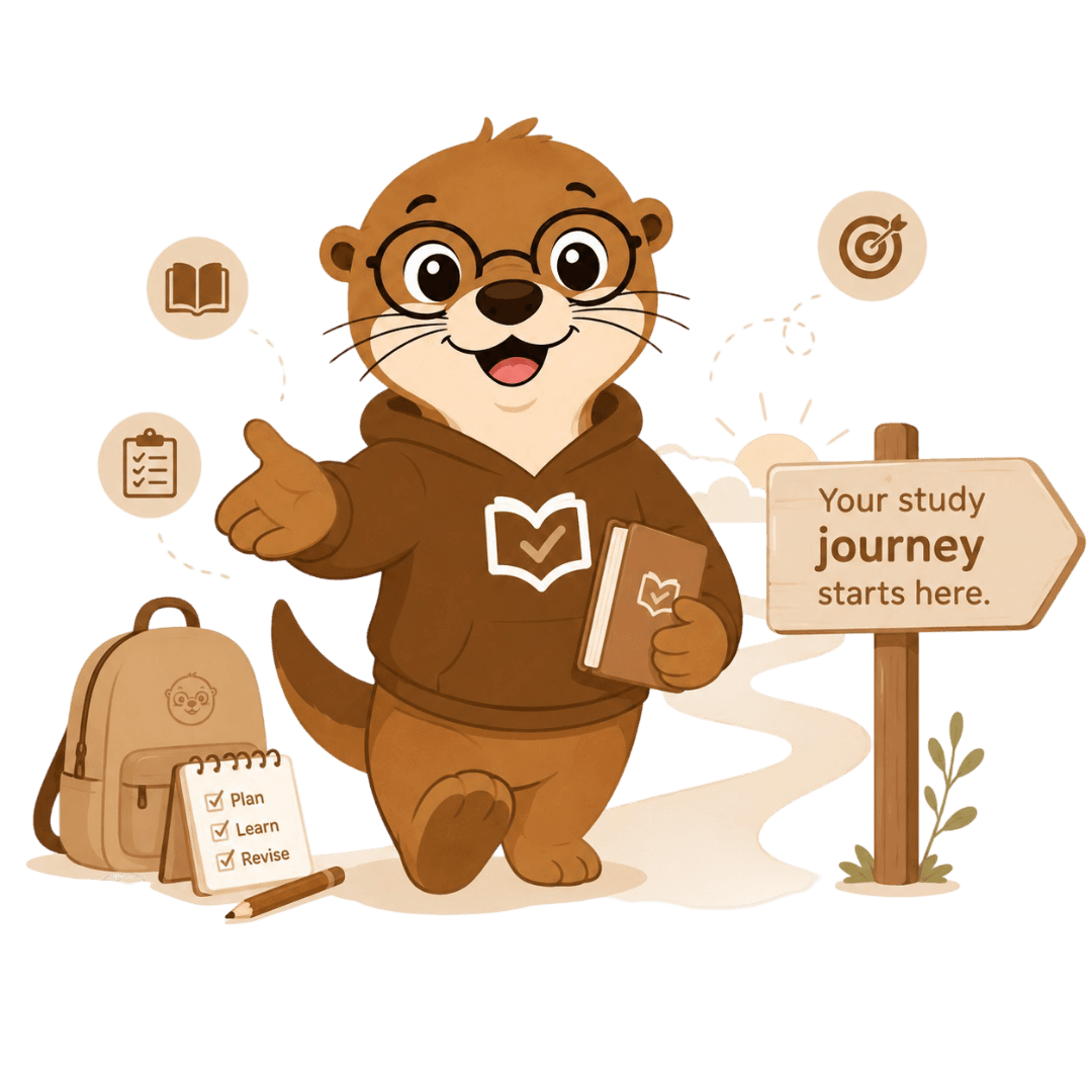 Reviseo study journey mascot